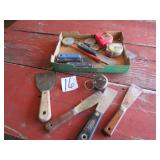 PUTTY KNIVES; TAPE MEASURES; COUNTER ;MORE