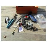 POCKET KNIFE ; CHANNEL LOCKS ; AIR HOSE ATTACHMENS