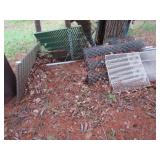 WIRE PANELS ;CHAIN LINK FENCE W/ POLES ; STEEL