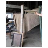 PORCH POST ; SHELF; MIRROR-- PICKUP ONLY