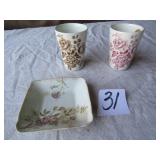 4 PIECES CHARLOTTE ROYAL CROWN IRONSTONE