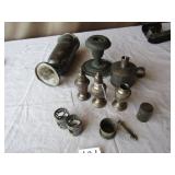 SILVER PLATE ; COUPLE PIECES STERLING