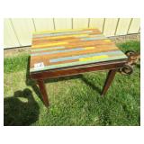 YARD STICK TURN TOP TABLE -- PICKUP ONLY