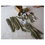 ROGER NICKEL SILVER FLATWARE