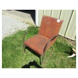 VINTAGE METAL LAWN CHAIR -- PICKUP ONLY