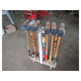 WOOD CROQUET SET