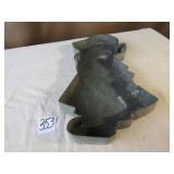 23' TIN LITTLE GIRL W/ BONNET MOLD OR PAN