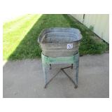 SINGLE WASH TUB W/ STAND - PICKUP ONLY