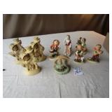 9- VINTAGE FIGURINES -1 IS BROKEN