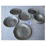 6- ALUMINUM WARE CHILD DISHES - HUMPTY DUMPTY