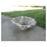 CONCRETE FLOWER ACANTHUS LEAF PLANTER BOWL 25'