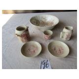 EARLT CHILD'S TEA SET ; CHARLOTTE BOWL