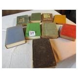 9- VINTAGE EARLY 1900'S HARD BACK BOOKS