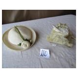 2 VINTAGE CHILD'S HATS
