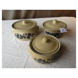 2- 9' ,1-7'  PFALTZGRAFT CASSEROLE DISHES
