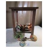 PAINTED PLANT STAND ; FLOWER POTS ; MORE - PICKUP