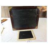 15 X18' FANCY FRAMED CHALK BOARD ; LAP CHALK BOARD