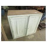 PAINTED 2 DOOR WALL CABINET--- PICKUP ONLY