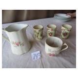 MADE IN JAPAN GLASSES ; PITCHER ; MORE