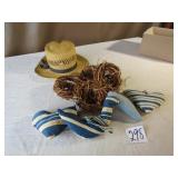 STRAW HAT ; DECOR