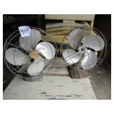 2 VINTAGE ELECTRIC FANS