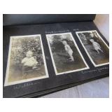 EARLY 1900'S PHOTO ALBUM W/ PHOTOS DATED BACK TO