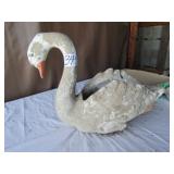 18' T X 22' LONG EARLY CONCRETE SWAN PLANTER