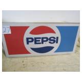 10' X22' PEPSI TIN END CAP OFF RACK SIGN
