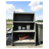 TAPPERED FRONT COUNTRY DISPLAY SHELF 56' X36'