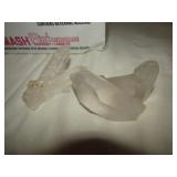 3 PIECES QUARTZ CRYSTAL CLUSTERS