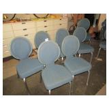 6- CUSHION SEAT & BACK BANQUET CHAIRS