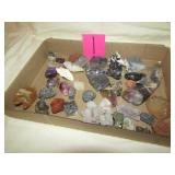 FLAT FULL 40+ COLLECTOR ROCKS & STONES