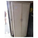 2 DOOR METAL PANTRY CABINET