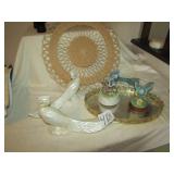 DRESSER MIRROR ; MUSICAL FIGURINES ; MORE