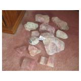 12 PINK DECOR ROCKS