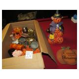 BOX FULL THANKSGIVING & HALLOWEEN DECOR