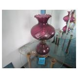 21' CRANBERRY PARLOR LAMP