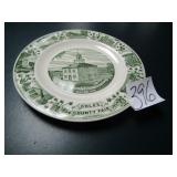 1854 -1954 COLES COUNTY FAIR COLLECTOR PLATE