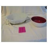 EARLY ANCHOR HOCKING BAKEWARE ; BOWL