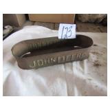 JOHN DEERE IMP. TOOL BOX W/ EMBOSSED LETTERS