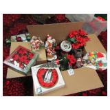 BOX CHRISTMAS DECOR ; SANTA ; LIGHTS