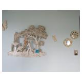 VICTORIAN MID CENTURY CAPODIMONTE WALL DECOR
