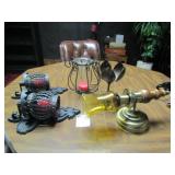 3- WALL CANDLE LIGHTS ; CANDLE HOLDERS