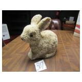 10: T X12' LONG ROCK RABBIT W/ GLASS EYES,LAVA