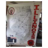 4 FT X 6 FT ILLINOIS ILLNI POSTER