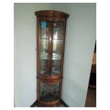 MID CENTURY CORNER CABINET 681/2' TALL X 21' , 2
