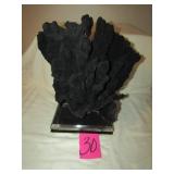 14' T X 11' W BLACK BRASS JET BLACK CORAL