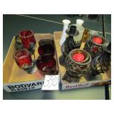 2 BOXES CANDLE HOLDERS