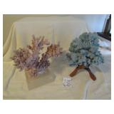PINK & BLUE CORAL DECOR