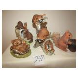 4 ANIMAL FIGURINES